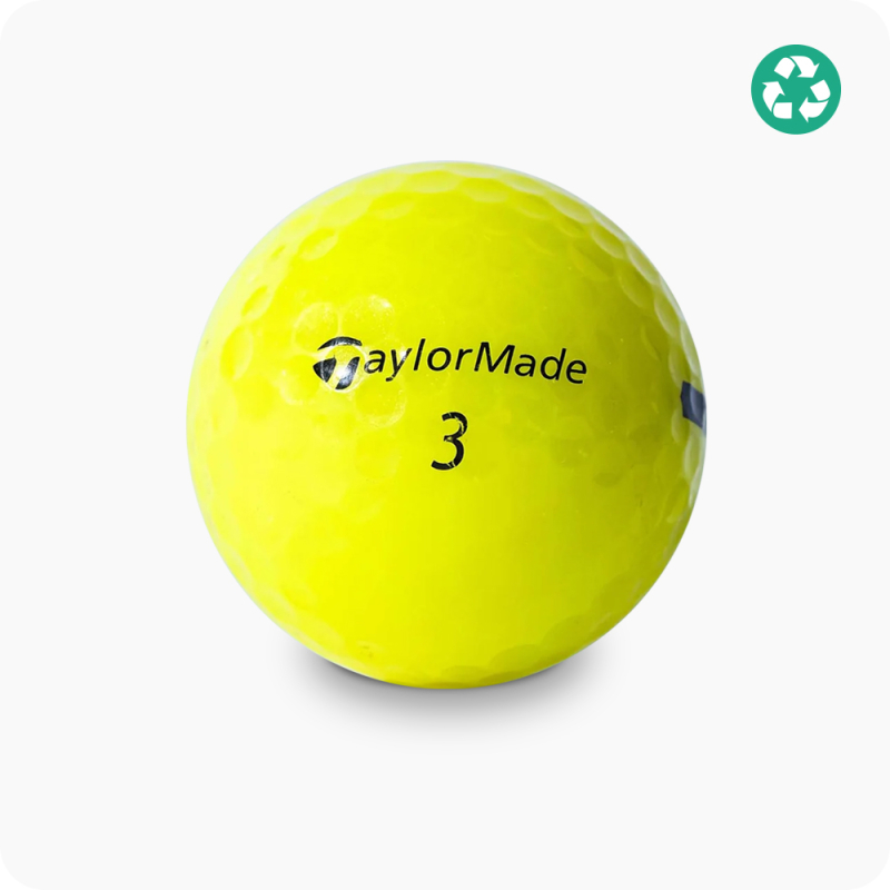 balle de golf reconditionnée taylormade colorée