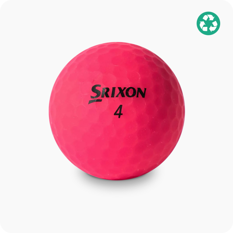 balle de golf reconditionnée srixon colorée