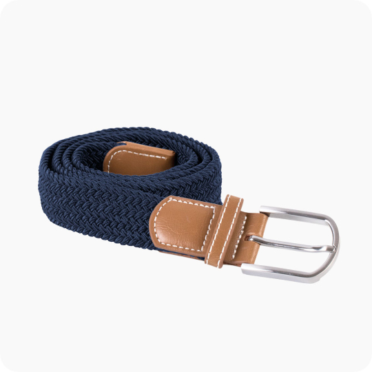 ceinture tressée navy