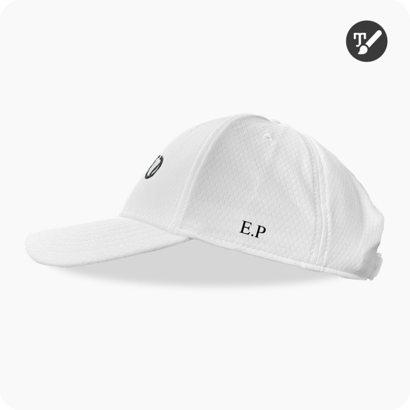 Casquette De Golf Callaway Ajustable Rouge Et Blanc à Motifs, Mesh Et Broderie