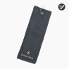 serviette de golf grise personnalisée