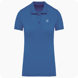 polo de golf femme bleu royal