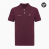 polo de golf enfant bordeaux personnalisé