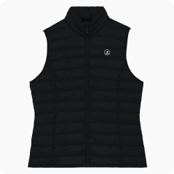 doudoune sans manche golf femme noire