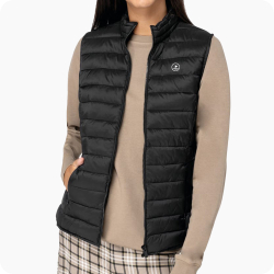 gilet de golf matelassé femme