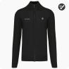 cardigan homme zippé noir personnalisé