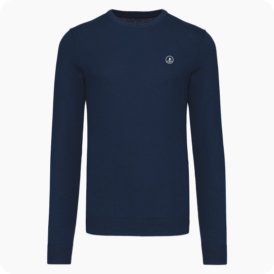pull de golf homme bleu marine