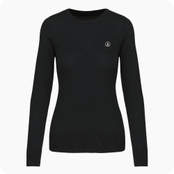 pull de golf femme noir