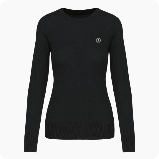 pull de golf femme noir