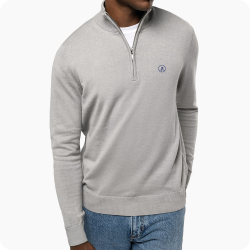pull 1/4 zip homme