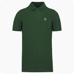 polo de golf homme bio vert