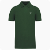 polo de golf homme bio vert