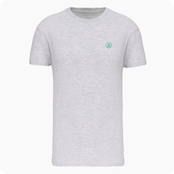 tee shirt de golf homme blanc chiné