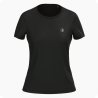 tee shirt de golf femme noir