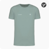 tee shirt de golf enfant vert clair personnalisé