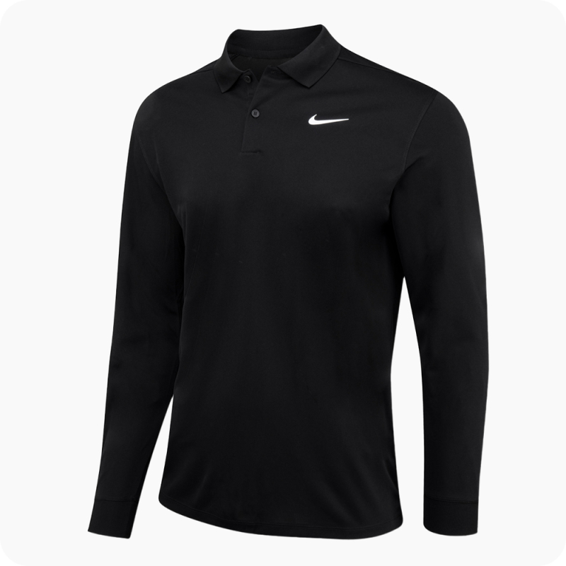 polo golf nike manches longues noir