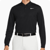 polo de golf nike manches longues noir