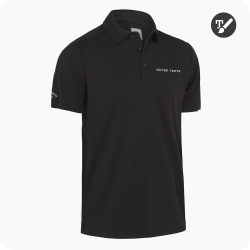 polo de golf callaway noir personnalisé