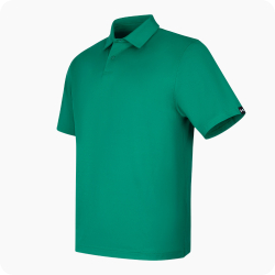 polo de golf under armour vert