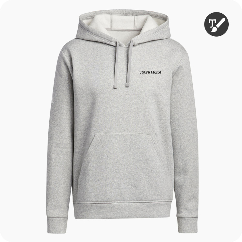 sweat de golf adidas gris personnalisé