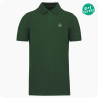 polo de golf homme bio vert