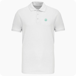 polo de golf blanc
