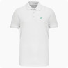 polo de golf blanc