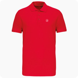 polo de golf rouge