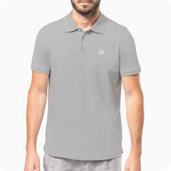 polo de golf homme gris