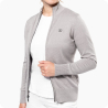 cardigan femme zippé gris