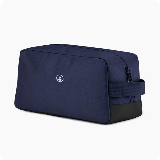 sac à chaussures de golf bleu marine