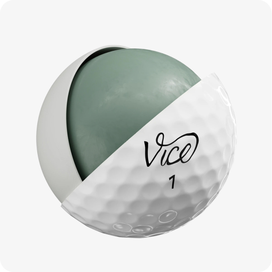 Balle de Golf Vice Pro Air interieur matériaux