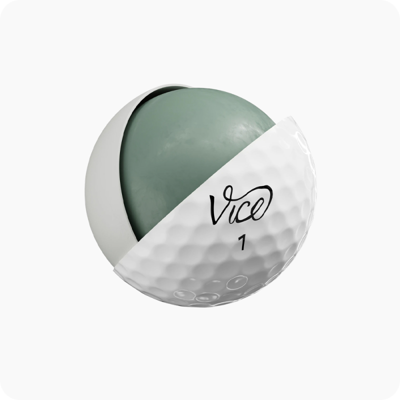 Balle de Golf Vice Pro Air interieur matériaux