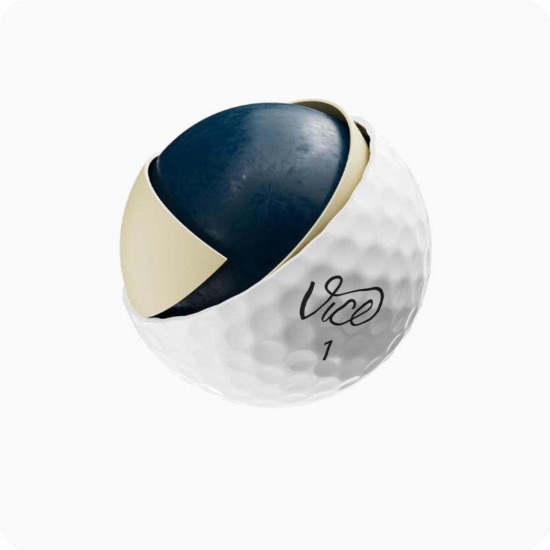 Balle de Golf Vice Tour interieur matériaux