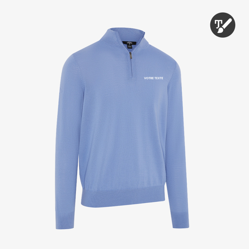Pull de Golf Homme Callaway bleu clair
