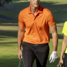 Polo Homme Cutter & Buck Gris en action