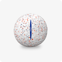 Balle de Golf Vice Pro Drip Red Blue