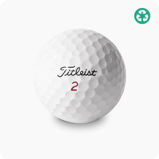 balle de golf recyclée titleist pro v1x