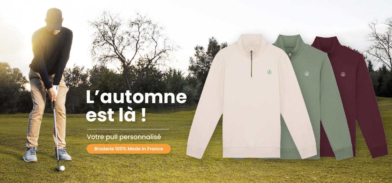 vetements de golf personnalises